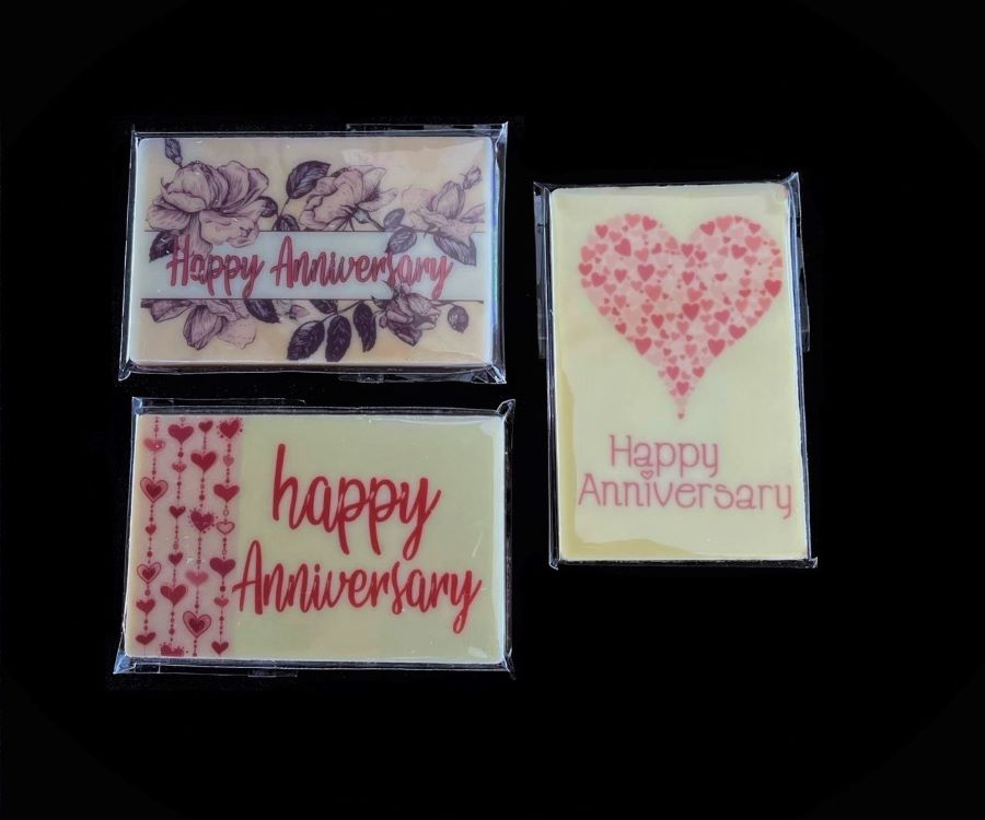 Happy Anniversary Chocolate Card Greeting Card